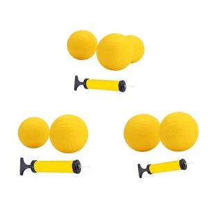 Spike Ersatzbälle mit Luftpumpe Mini Volleyball PVC Aufblasbar für Pool Rasen - Bild 1 von 21