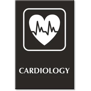Cardiology Ecg Symbol Engraved Aluminum Weatherproof Sign b00496 - Picture 1 of 1