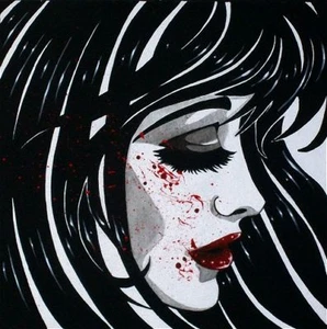 Gothic Vampir Portrait "Venture" FANTASY ART8x8 - Bild 1 von 1