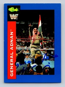 General Adnan Al-Kaissie Authentic Autographed 1991 WWF Classic Wrestling Card - Picture 1 of 2