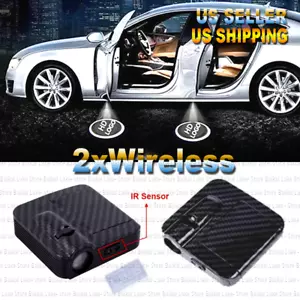 New 2pcs Wireless Ghost Shadow Logo LED Light Courtesy Door Step Toyota - Picture 1 of 5