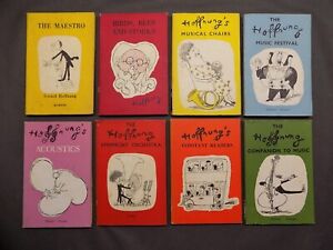 Lot 8 livres de Gerard HOFFNUNG (Dessin humoristique anglais années 60)