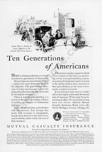 1930 Unfallversicherung auf Gegenseitigkeit Vintage Druck AD Features Lydius House (226) - Bild 1 von 1