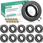 10 PACK LED Recessed Ceiling Lights GU10 Round Downlight Fixed Spotlight Fitting