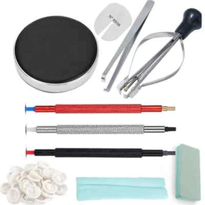 Watch Hand Pressers Pusher Fitting Set Kit Repair Tool Double-ended Needle Pen - Picture 1 of 29
