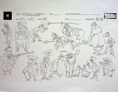 Série de TV Back to the Future 1991 série de produção de animação modelo cópia celular #OH - Imagem 1 de 2