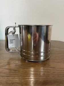 Stainless Steel Flour Sifter Baking Sugar Sifter Hand Held Sifter Target - Picture 1 of 3