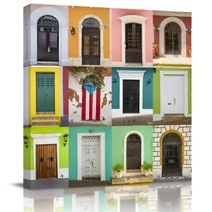 Canvas Wall Art - Old San Juan Puerto Rico - Modern Wall Decor Gallery Canvas... - Picture 1 of 8