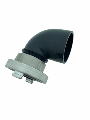 Rohrbogen 90° Storzkupplung C, Bogen Storz Auslaufbogen PVC - Bild 1 von 4