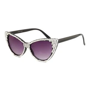 DE COLECCIÓN Sexy Ojo de Gato Estrás Fiesta Mujeres Moda Gafas de Sol (6 Estilos) - Imagen 1 de 3