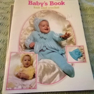 Leisure Arts Baby Book Knit And Crochet Leaflet 144 - Image 1 of 3