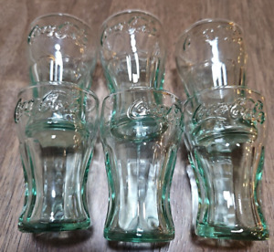 Set Of 6 Small Coca Cola Glasses