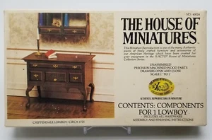 The House of Miniatures CHIPPENDALE LOWBOY circa 1725 Unassembled 40024 New NOS - Picture 1 of 6