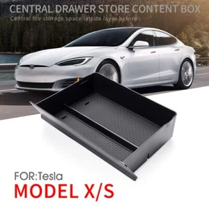 For Tesla Model S/X LHD Cubby Drawer,Center Console Organizer Storage Box 12-21 - Picture 1 of 12