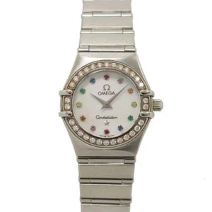 OMEGA Constellation Mini Iris 1460 79 Diamond White Shell Dial Watch 90265767 - Picture 1 of 8