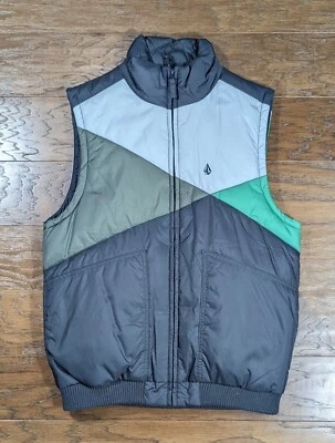Volcom Outdoor Costa Mesa Calif. Mens Insulated Vest Size Small Multicolor - Image 1 of 4