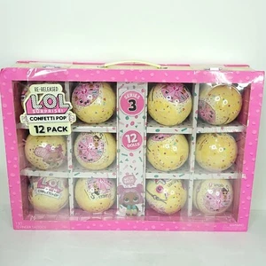 LOL Surprise Series 3 Confetti Pop Re-Released 12 Pack New Sealed Dented Box - Picture 1 of 6