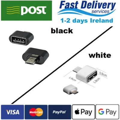 Micro USB Male to USB Female OTG Charger Adapter Converter for Samsung HTC  - Bild 1 von 3