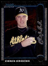 1999 Bowman Chrome International #204 Chris Enochs Oakland Athletics