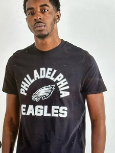 Philadelphia Eagles NFL Men's '47 Black Hometown Logo Tee Shirt - NWT - Picture 1 of 9