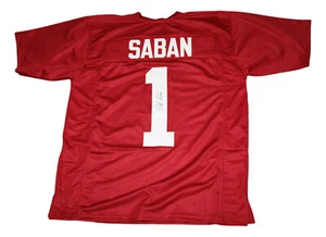 Nick Saban Autographed Alabama Jersey PSA/DNA - Picture 1 of 3