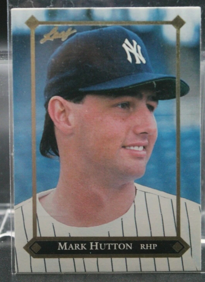 Mark Hutton (Yankees) - 1992 Leaf Gold Leaf Rooie #BC-6 - Image 1 of 1