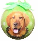 Golden Retriever Christmas Ornament Shatter Proof Ball Easy To Personalize