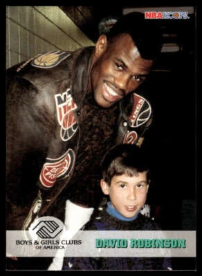 1993 Hoops #291 David Robinson NM/MT San Antonio Spurs - Image 1 of 2