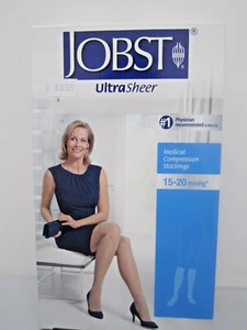 Rodilleras de compresión Jobst ultra transparentes 15-20 mmHg OT - Imagen 1 de 2