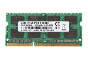 2 GB DDR3 RAM PC3-10600 1333MHz 204Pin Unbuffered SODIMM Laptop Memory NON-ECC^ - Picture 1 of 6
