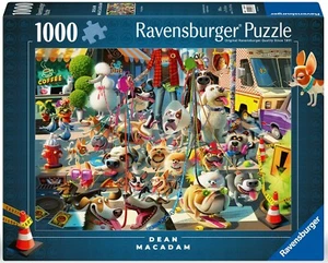 RAVENSBURGER PUZZLE*1000 TEILE*DEAN MACADAM*THE DOG WALKER*RARITÄT*OVP