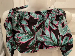ASOS Floral Bandeau Swim Top Size 6 Brand New With Tag - Picture 1 of 6