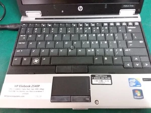 HP EliteBook 2540P (non Working Laptop Parts Only) Laptop - Picture 1 of 6