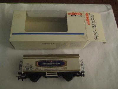 Marklin H0 4415-92020 NS Oranjeboom Box Car w/golden roof - Ltd Edn in 1992!!! - Image 1 of 4