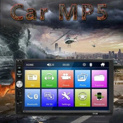 Автомобильный MP5-плеер Bluetooth сенсорный экран воспроизведение радио рекордер аудио мультимедиа - Изображение 1 из 4