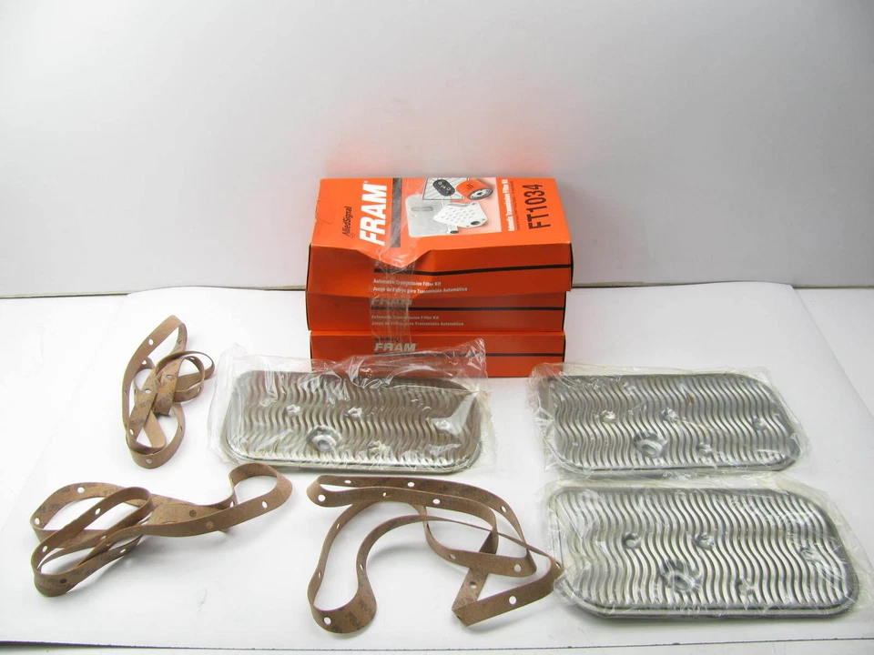 (3) Filtros de transmisión automática Fram FT1034 para Ford F150 F250 F350 C6 1996 Foto 1 de 3
