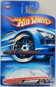 1963 THUNDERBIRD White 2006 Hot Wheels Mainline #181 Mattel - Picture 1 of 7