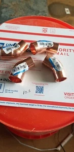 4,3/4" 45 Degrees Street Elbow FTG x C - COPPER PIPE FITTING (BAG OF 4)NIBCO USA - Picture 1 of 1