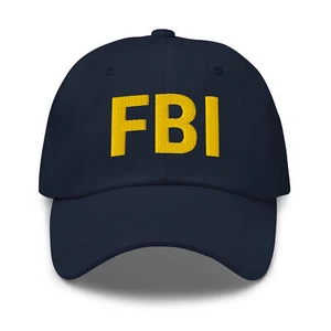 FBI Hat Embroidered FBI cap, FBI Law Enforcement hat, FBI baseball cap, police - Picture 1 of 13