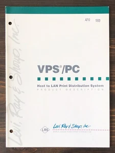 Descripción del producto Levi, Ray & Shoup - VPS/PC (1993) - Imagen 1 de 5