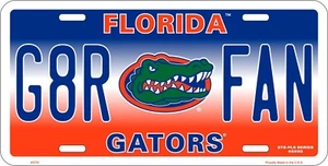 Florida Gators G8R Fan Embossed Metal License Plate - Picture 1 of 1