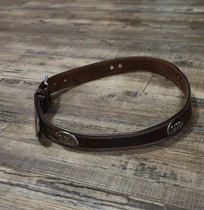 Cintura Zep Pro in pelle marrone Ole Miss 36 pollici usata scatola38 - Foto 1 di 8