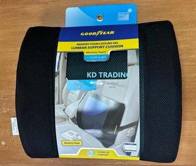 GOODYEAR COJÍN SOPORTE LUMBAR ENFRIAMIENTO ESPUMA MEMORIA CONTORNEADO UNIVERSAL Foto 1 de 4