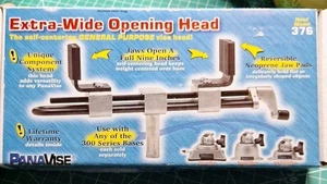 Tornillo de banco PANAVISE 376 cabezal de apertura extra ancho, apertura de 9-1/4 pulgadas  - Imagen 1 de 8