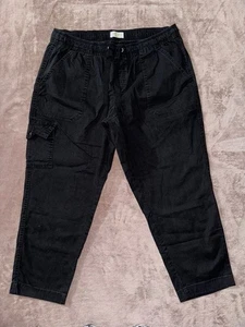 Levis Damen Utility Cargo Chino Hose schwarz Größe 16 - Bild 1 von 11