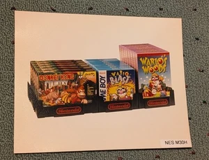 1990's Nintendo NES Internal 8" x 10" Photo Store Display Image Game Rack M30H - Picture 1 of 1