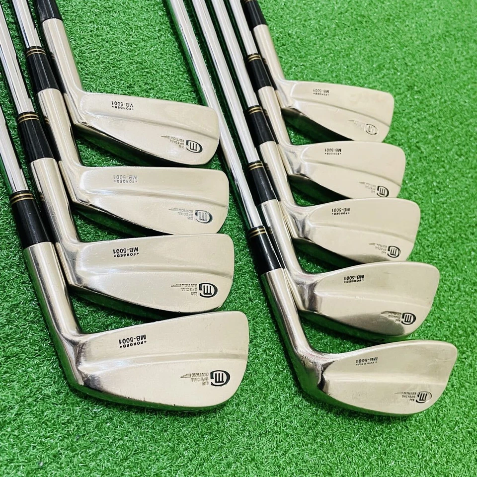 Miura MB-5001 Iron Set 9pcs 3-P.A Dynamic Gold X100 Forged Blades Rare Model - Image 1 of 4