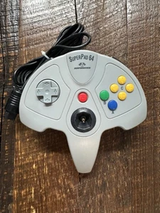 SuperPad 64 Performance Controller N64 Nintendo 64 Grey P-305 - Miss Stem Cover - Picture 1 of 4