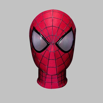 Ultimate Spider-Man Mask 2nd Gen Andrew Garfield Headgear Cosplay Prop Handmade - Image 1 of 4