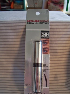 Loreal Infallible Brows Brow Lamination, 0.0 Gel Transparent New - Image 1 of 2